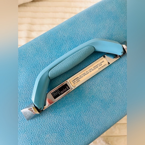 VINTAGE 70s Sears Make up Travel Carrying Case - Picture 5 of 10